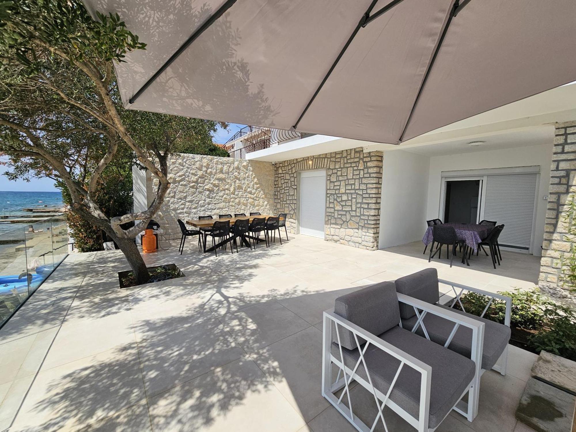 Sunset Family House In Bibinje On The Beach Exterior foto